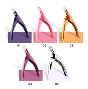 Coupe-<span class=keywords><strong>ongles</strong></span> en acrylique professionnel en acier inoxydable, coupe-<span class=keywords><strong>ongles</strong></span> artificiels, outil de coupe-<span class=keywords><strong>ongles</strong></span> multicolores pour salon de manucure - Product Image 1