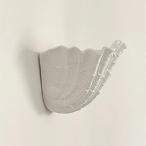 <span class=keywords><strong>Applique</strong></span> <span class=keywords><strong>murale</strong></span> en plâtre LED moderne blanche Wabi-sabi en forme de coquillage pour chambre à coucher, vente en gros, <span class=keywords><strong>applique</strong></span> <span class=keywords><strong>murale</strong></span> minimaliste française en plâtre - Product Image 5