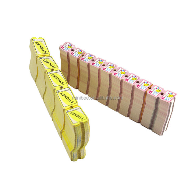 Custom Video Game Machine Lottery Full Ticket with Special Text Review Coin Operated Paper Points Exchange Machine