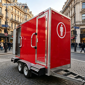 Durable Luxury Mobile Restroom Fully Equipped DOT VIN Portable Event Toilet <b>Trailer</b> - Product Image 4