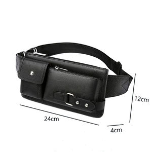 Nueva Tendencia de Moda, Bolso de Pecho para Teléfono Celular, Pequeño, Impermeable, Ligero, con Logotipo Personalizado, para Hombre, Deportivo, de PU, Bandolera - Product Image 6
