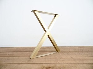 Custom X Shape Stainless Steel Leg for Coffee and Dining Table Leg - Product Image 3