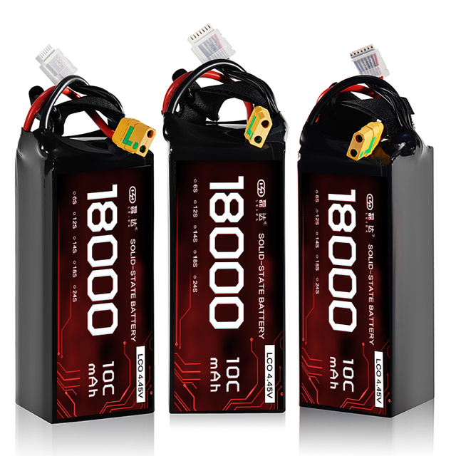 Hot Sale 18000mah 6s 10c 23.7v Rechargeable Aa Solid State Battery Pack LD034-18000 LEIDA Brand CE/RoHS Certified Drone Battery