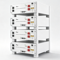 Batterie LiFePO4 Deye SE-G5.1Pro-B 5.12kWh à montage en rack, pack de batteries de stockage d'énergie solaire compatible avec les onduleurs solaires hybrides