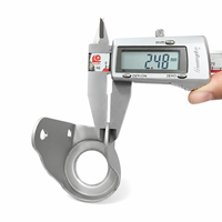 Support de fourche pivotant robuste en acier inoxydable pour roulettes, pièce de rechange pour quincaillerie de chariots industriels et médicaux