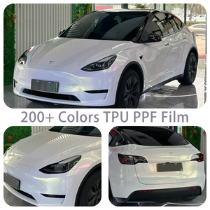 Film de protection de peinture pour voiture TPU PPF de couleur brillante au prix le plus bas, 1,52 * 3 m, auto-cicatrisant, blanc caméléon, TPH PPF, <span class=keywords><strong>rouleau</strong></span> de film de protection de peinture - Product Image 4