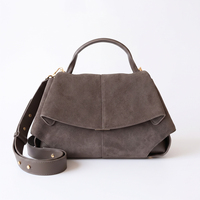 Sac à main en daim LZ Factory pour femmes, sac à bandoulière en cuir véritable avec logo personnalisé, sac élégant pour femmes avec logo, sac bandoulière