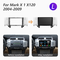 Autoradio Android à écran tactile Lecteur DVD multimédia 9 "pour Toyota Mark X 1X120 2004 - 2009 Android Auto