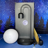 Nouveau chargeur sans fil flottant à lévitation magnétique, cadeau, lampe de nuit lunaire pour chambre à coucher