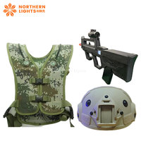 Gilet d'équipement d'étiquette laser d'extérieur Jeu d'arme multijoueur Étiquette laser à détection intelligente Équipement de fusillade Étiquette laser