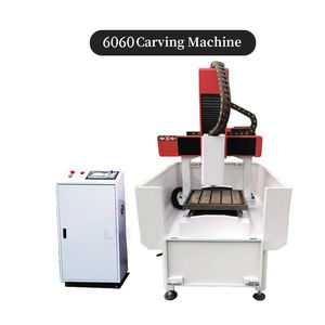 Machine de gravure sur <span class=keywords><strong>bois</strong></span> en fonte 6060, 2,2 kW, 4040, changement automatique d'outil, fraisage, perçage, taraudage, dispositif intégré - Product Image 1