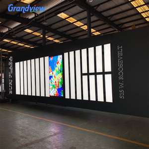 Panneau publicitaire GRANDVIEW GV-007, écran vidéo numérique LED extérieur, panneau de station-service éclairé en aluminium, étanche, avec SDK OEM - Product Image 5