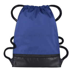 Mochila unisex con cordón estampado ecológico 2025, bolsa de gimnasio de poliéster transpirable con estampado de sublimación para deportes al aire libre y viajes - Product Image 4