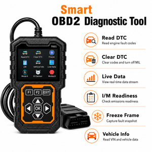Escáner OBD2 V601, Herramienta de Diagnóstico para Autos, Lee y Borra Códigos de Error DTC, Datos en Tiempo Real, Comprobación I/M, Lector de Códigos de Falla del Motor - Product Image 3