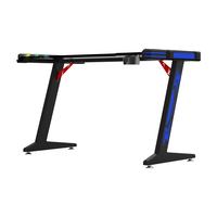 Bureau de jeu de pieds de table en forme de Z de haute qualité pour table de jeu Gamer avec porte-gobelet