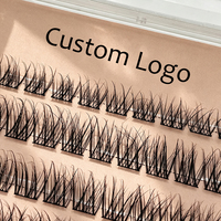 Logo Kustom Bulu Mata Natural Volume dan Bulu Mata Wispy Cluster dalam Jumlah Besar