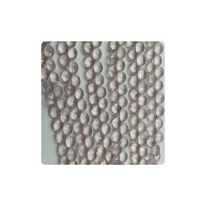 Perles en quartz rose en forme de cœur facettées de 5 mm, 8 pouces, fabriquées à la main par un fabricant de Jaipur, matériau en pierre - Product Image 1