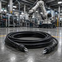 Cable de Fibra Óptica Plástica Dúplex Industrial, Cable de Conexión Versátil