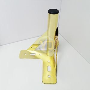 YIJUN Gold Teardrop <b>Sofa</b> <b>Legs</b> 3305 Hollow Floral Design Heavy Duty Furniture <b>Legs</b> - Product Image 3