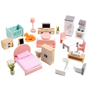 <span class=keywords><strong>Mini</strong></span> ensemble de meubles de simulation de maison de poupée personnalisé, jouets éducatifs d'apprentissage pour enfants, garçons et filles, cadeaux - Product Image 5