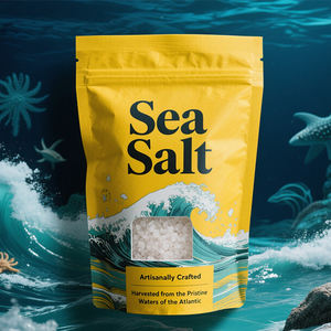 Bolsa Doypack Personalizada de Grado Alimenticio para Exfoliante Corporal de Sal Marina, Embalaje de Grabado para Snacks, Venta al por Mayor - Product Image 6