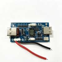 Module PCBA de batterie externe DIY PD20W à charge rapide bidirectionnelle avec carte de protection de batterie LED pour l'assemblage de batteries externes
