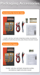 Vc88 4000 ספירת טווח אוטומטי rms rms rems לוגי פונקציה multimeter - Product Image 5
