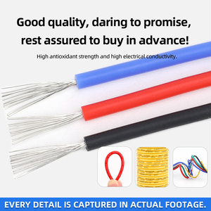 600V 3135 22awg Tinned Copper Cable High Temperature Cable Soft Silicone Cable - Product Image 2