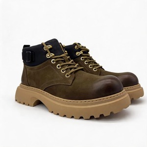 Botas Martin Casuales de Moda para Hombre, Hechas a Mano con Cuero Genuino, de Alta Calidad y Diseño Personalizado - Product Image 1