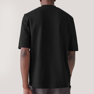 เสื้อยืดลำลองผ้าฝ้าย 100% 220 แกรม ผลิตเสื้อผ้าสตรีทแวร์พรีเมียม ทรงหลวมไหล่ตก เสื้อยืดเปล่าทรงบ็อกซี่โอเวอร์ไซส์ เสื้อยืดเรียบง่าย - Product Image 3