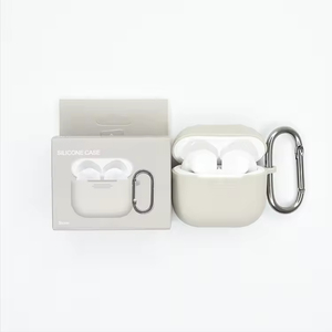 Funda Protectora de Color Sólido para Airpods 4 de Silicona, Funda Protectora de Silicona Líquida Suave Anticaídas para Auriculares - Product Image 2