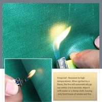 Tissu ignifuge résistant au feu avec des performances de matériau ignifuge pour bouclier thermique
