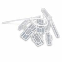 Boîte de marquage de câbles transparente en PP étanche 4010, accessoires de câblage