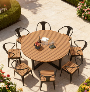 Fabriek Groothandel Moderne Eenvoudige Waterdichte Zonnebrandcrème Restaurant Patio Eettuin Buitentafel - Product Image 5