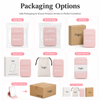Miroir de maquillage pliable portable avec logo personnalisé, miroir de vanité compact avec housse en PU, options multicolores pour les voyages, les cadeaux et l'usage quotidien