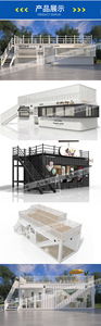 Contenedor Móvil Famoso en Internet, Tienda Comercial Integrada en Edificio Prefabricado, Unidad Habitable en Contenedor para Calle Comercial - Product Image 4