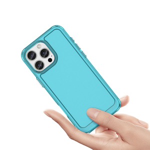 Custodia per telefono <span class=keywords><strong>cellulare</strong></span> morbida con pulsante flessibile a protezione completa per Iphone 15 Plus 16 Pro Max TPU - Product Image 2