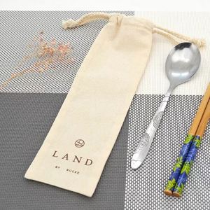 Custom Logo Eco-Friendly Recycled Organic Cotton Reusable Packing <b>Drawstring</b> <b>Pouch</b> Bags for Shopping for Jewelry Cosmetics Gifts - Product Image 4