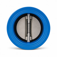 Clapet anti-retour à double plaque en fonte ductile pour conduite d'eau de protection incendie