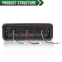 Barre LED de freinage supérieure (3e feu stop) rouge pour camionnettes Ford F-150 2004-2008 – Feu stop monté haut