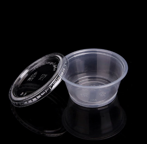 Горячая распродажа <span class=keywords><strong>2026</strong></span>: Оптовая продажа от китайского поставщика, заводская цена, высококачественные пищевые стаканчики для соуса из полипропилена с крышкой - Product Image 5