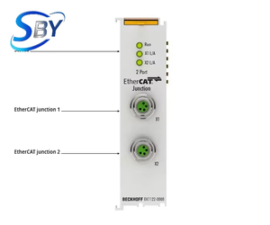 EtherCAT-Koppler EK1122-0008 EK1122-0000 EK1122-0010 2-Port M8 Topologie-Erweiterungsmodul für Industrieautomation - Product Image 1