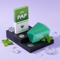 Patchs de Blanchiment Dentaire à Domicile pour Dents Sensibles, 7 Traitements, 14 Pièces, Sans Peroxyde, Bandes Sèches de Blanchiment des Dents PAP