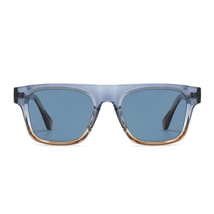 Rectangle Full Rim Sunglasses UV400 Blue Lens Unisex Adult Sun Protection - Product Image 1