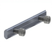 Connecteur de raccordement pour rail solaire en aluminium