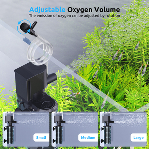 SEAOURA SR-702 Hoogwaardige Mini Acryl <span class=keywords><strong>Aquarium</strong></span> Canister Hangende Onderwater Filter Spons Visbak Water Zuurstofpomp - Product Image 6