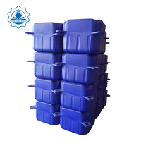 Bouée de plate-forme de quai flottant de ponton de flotteur de bateau en plastique de HDPE pour des approvisionnements marins