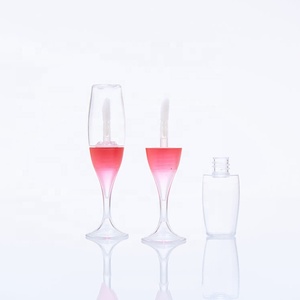 Botol Kemasan Kosmetik Custom Logo, Tabung <span class=keywords><strong>Lip</strong></span> <span class=keywords><strong>Gloss</strong></span> Kosong Bentuk Gelas Anggur Champagne, Transparan 8ml, Wadah <span class=keywords><strong>Lip</strong></span> Oil Liptint - Product Image 6