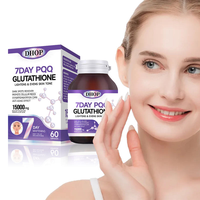 Capsules de suppléments de santé OEM 20 50 100 200 mg Pyrroloquinoline Quinone (PQQ) Q10 Produits de beauté