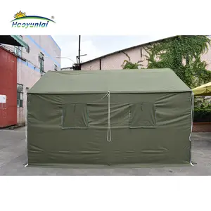 Goodluck थोक 3x4m 8 लोगों राहत तम्बू शरणार्थी तम्बू कैनवास टेंट